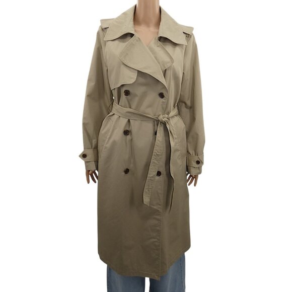 NWT Banana Republic Classic Trench Coat M Old Money Quiet Luxury Academia Chic - Picture 1 of 10